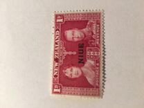 [New Zealand Postage Stamps Overprinted "NIUE", type AD]