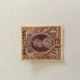[India Postage Stamps Overprinted "PAKISTAN" in Large, 유형 B2]