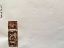 [King George VI - Great Britain Postage Stamps Overprinted "TANGIER", type F2]