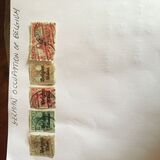 [German Empire Postage Stamps Surcharged "Fr. and C." or "Centimes" & Overprinted "Belgien", type A]