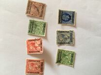 [Great Britain Postage Stamps Overprinted "MOROCCO AGENCIES" Horizontally & Surcharged, type B]