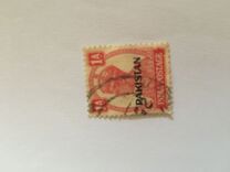 [India Postage Stamps Overprinted "PAKISTAN" in Small, type A3]