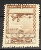[Airmail - International Exhibition, Seville and Barcelona - Airplane, タイプ CF]