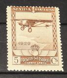[Airmail - International Exhibition, Seville and Barcelona - Airplane, タイプ CF]