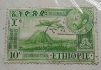 [Airmail - Views with Medallion Portrait of Haile Selassie Inset, tegund IN]