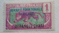 [Issues of 1907-1922 Overprinted "AFRIQUE EQUATORIALE FRANCAISE", tegund F]