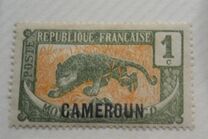 [Middle Congo Postage Stamps (Colors Changed) Overprinted "CAMEROUN", type E]