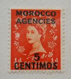 [Great Britain Postage Stamps Overprinted and Surcharged, type V]