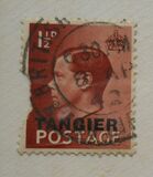 [King Edward VIII - Great Britain Postage Stamps Overprinted "TANGIER", Tip D2]