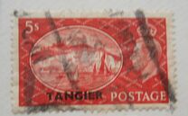 [Great Britain Postage Stamps Overprinted "TANGIER", نوع O1]