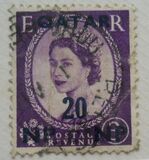 [Great Britain Postage Stamps Surcharged, type A6]