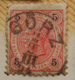 [Emperor Franz Josef I, 1830-1916 - Granite Paper. Numerals in Black, тип N3]