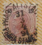 [Emperor Franz Josef I, 1830-1916 - Granite Paper. Numerals in Black, тип N6]