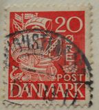 [Caravel - 1 Line of Fields Left of "D" in "DENMARK", Вид AT17]