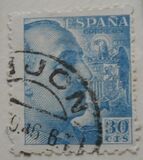 [General Franco - Without Imprint below Value, tipas LI17]