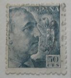 [General Franco - Without Imprint below Value, tipas LI20]