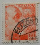 [General Franco - Without Imprint below Value, tipas LI21]