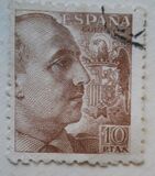 [General Franco - Without Imprint below Value, tipas LI27]