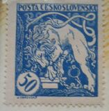 [Definitives - The 1st Anniversary of Czezhoslovak Independence, type J14]