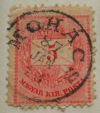 [Kingdom of Hungary; Definitive Issue - Coloured Values, Not Watermarked. See also No.21-25, Scrivi D2]