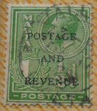 [King George V and Coat of Arms Stamps of 1926-1927 Overprinted "POSTAGE AND REVENUE", Tip X22]