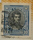 [Personalities - Inscribed "CHILE CORREOS", Tip AO1]