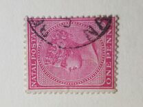 [Queen Victoria - Inscription: "NATAL POSTAGE", type N]