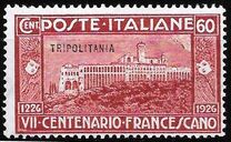 [VII Centenario de la muerte de San Francisco de Asís. Sellos de Italia sobrecargados "Tripolitania"., tipo I2]