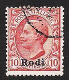 [Italian Stamps Overprinted "Rodi", Tip B1]