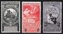 [Overprint - The 50th Anniversary of the Italian State 1911, tip AZ]