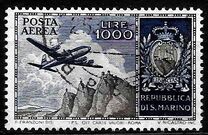 [Airmail Stamps, タイプ HB]