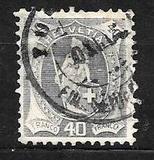 [Definitive 1899-1903 - Standing Helvetia - White Paper, type M8]