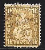 [Definitive 1862-1863 - Sitting Helvetia, type K8]