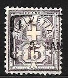 [Helvetia - Cross & Shield - Fiber Paper, प्रकार L7]