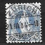 [Definitive 1899-1903 - Standing Helvetia - White Paper, type M7]
