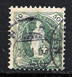 [Definitive 1899-1903 - Standing Helvetia - White Paper, type M9]