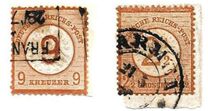 [Definitives - Stamps of 1872 Overprinted, typ E]