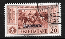 [Italian Postage Stamps No 360-369 Overprinted "SCARPANTO", type L]
