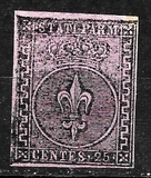 [Coat of Arms - Black Print on Colored Paper, type A3]