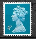 [Queen Elizabeth II. 2-Band Phosphor, tip IB66]