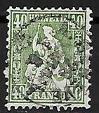 [Definitive 1862-1863 - Sitting Helvetia, type K6]