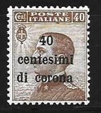 [Italian Stamps Surcharged, type G]