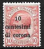 [Italian Stamps Surcharged, type D]