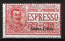 [Special Delivery Stamps - Italian Postage Stamps Overprinted "Colonia Eritrea", प्रकार G]