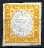 [King Victor Emmanuel II - This Issue Vary Greatly in Colour, Typ D13]