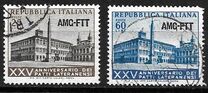 [The 25th Anniversary of the Lateran Pacts - Italy Postage Stamps Overprinted "AMG-FTT", Tipe CR]
