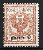 [Italian Postage Stamps Overprinted "ERITREA", tipas V1]