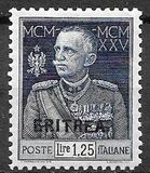 [The 25th Anniversary of the Reign of King Victor Emmanuel III - Italian Postage Stamps Overprinted "ERITREA", Tipi AA5]