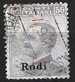 [Italian Stamps Overprinted "Rodi", Tipe E1]