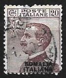 [Italian Postage Stamps Overprinted "SOMALIA ITALIANA", type T3]